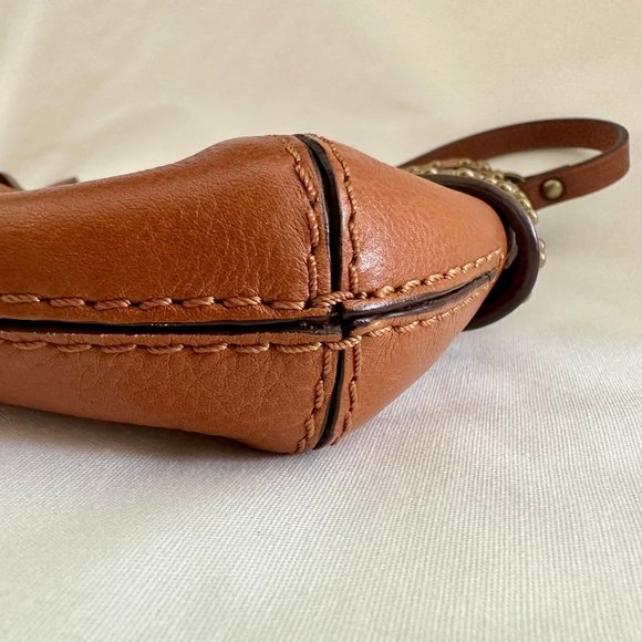 MICHAEL Michael Kors Y2K Leather Stud Detail Demi Shoulder Bag Canvas Li… - Picture 14 of 16